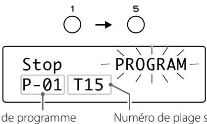 TEAC PD-H600 - Sélectionnez une plage en utilisant les touches numériques. - 1