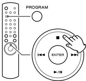 TEAC PD-H600 - To clear the program - 1