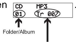 SANGEAN WR-3 - MP3 CD Modus gebruik - 1