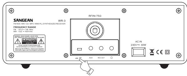SANGEAN WR-3 - 3D switch - 1