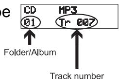SANGEAN WR-3 - MP3 CD Mode operation - 1