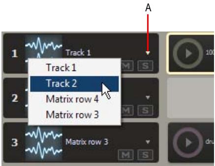 CAKEWALK SONAR X1 - Pour réaffector une ligne à une autre piste - 1