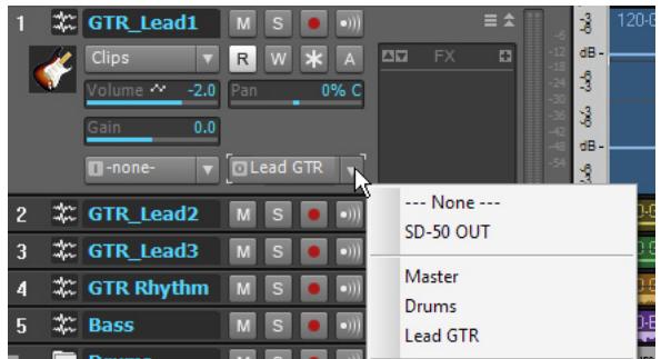 CAKEWALK SONAR X1 - Agrandir une piste de manière à faire apparaître toutes ses commandes - 3