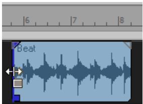 CAKEWALK SONAR X1 - Déplacer des données en même temps que le bord d'un clip - 1