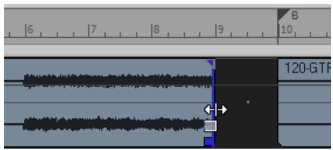 CAKEWALK SONAR X1 - Rognage de clips - 1