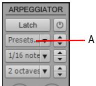 CAKEWALK SONAR X1 - Pour enregistrer un preset d'arpégiateur - 1