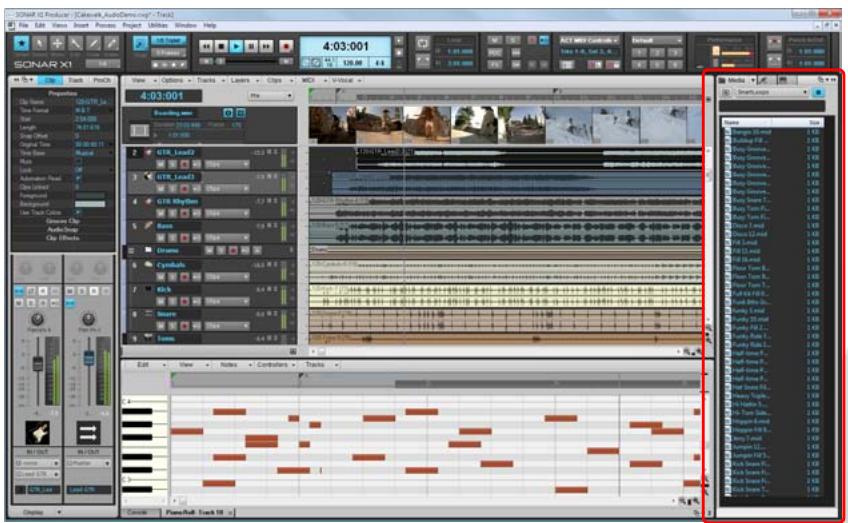 CAKEWALK SONAR X1 - Didacticiel 2 – utilisation de l'explorateur - 1