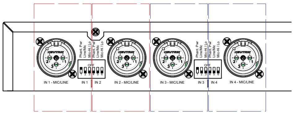 AKG DMM 4-2-4 STEREO - Input channels - 1