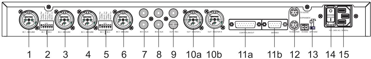 AKG DMM 4-2-4 STEREO - Rückseite - 1