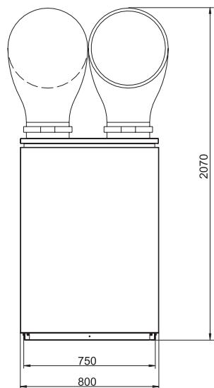 STIEBEL ELTRON WPL16S - Diagramme de puissance de la pompe à chaleur WPL 18 - 6