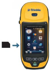 TRIMBLE GEOEXPLORER 6000 - Configuration d'une connexion à modem : - 1