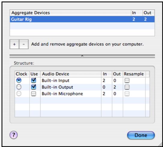 NATIVE INSTRUMENTS GUITAR RIG 3 - Utiliser la Carte Son intégrée à un Mac - 1