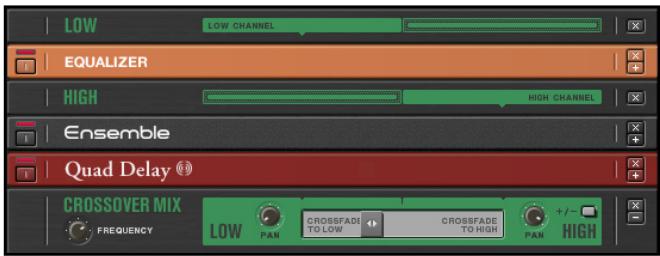 NATIVE INSTRUMENTS GUITAR RIG 3 - Création de la séparation basses-hautes fréquences - 1