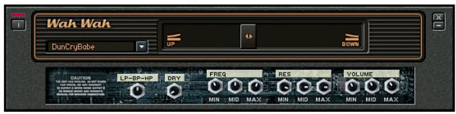 NATIVE INSTRUMENTS GUITAR RIG 3 - Pedale Wah Wah - 1