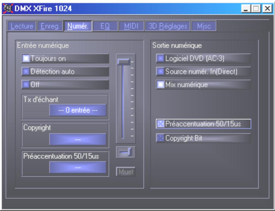 TERRATEC XFIRE1024 - Entrée/sortie numérique. - 1