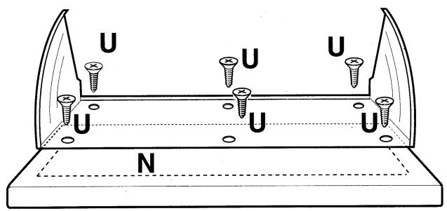 THERMA DW55-1WS - Fixation de la hotte à l'armoire murale - 2