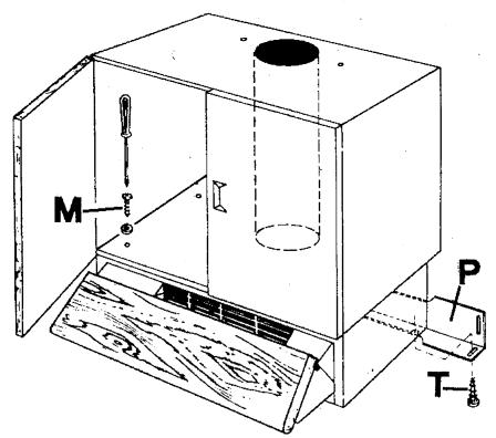 THERMA DW55-1WS - Fixation de la hotte à l'armoire murale - 3