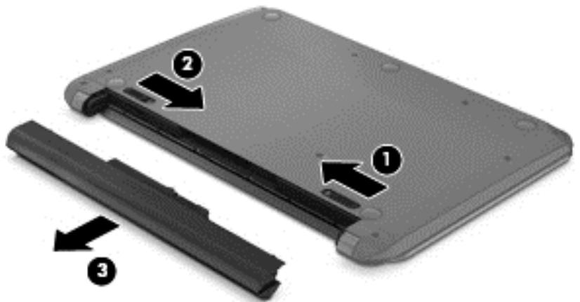 HP PAVILION TOUCHSMART SLEEKBOOK 15-B146EF - Retrait d'une batterie replacable par l'utilisateur - 3