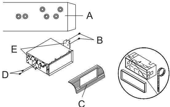 DUAL DAB CAR 1 - Rückseitige Montage - 1