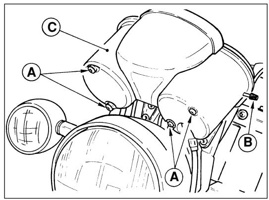MOTO GUZZI CALIFORNIA SPECIAL SPORT - Odometer - revolution counter - instrument panel warning lights (Fig. 29) - 1