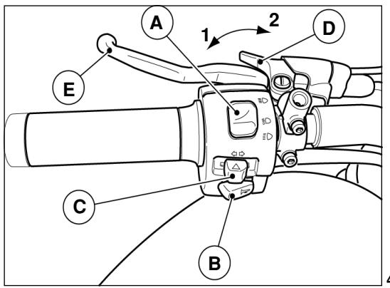 MOTO GUZZI CALIFORNIA SPECIAL SPORT - Push-button C: - 1