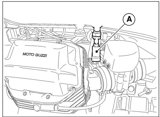 MOTO GUZZI CALIFORNIA SPECIAL SPORT - Brake pedal for left front brake and rear brake («A» in fig. 16) - 4