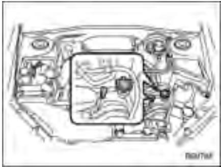 SUBARU FORESTER 2010 - Contrôle du niveau d'huile - 1