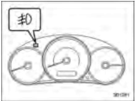 SUBARU FORESTER 2010 - Commande des feuix antibrouillard avant (selon modèles) - 2