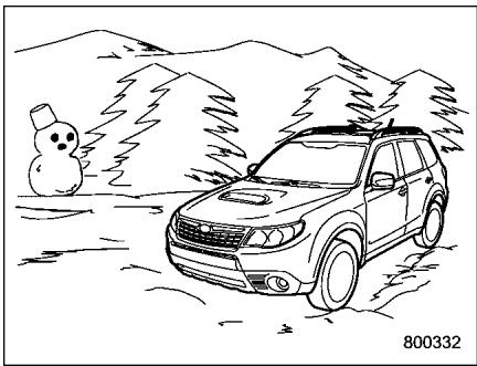 SUBARU FORESTER 2010 - Conduite en hiver - 1