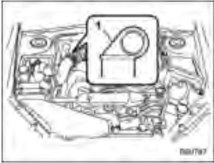 SUBARU FORESTER 2010 - Contrôle du niveau d'huile - 1