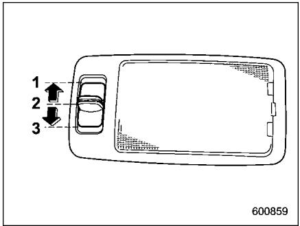 SUBARU FORESTER 2010 - Plafonnier - 1