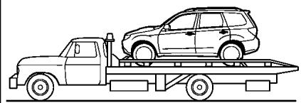 SUBARU FORESTER 2010 - Sur un camion à plate-forme - 1