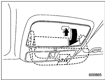SUBARU FORESTER 2010 - ■ Console de plafond - 1