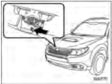 SUBARU FORESTER 2010 - Ouverture du capot: - 2