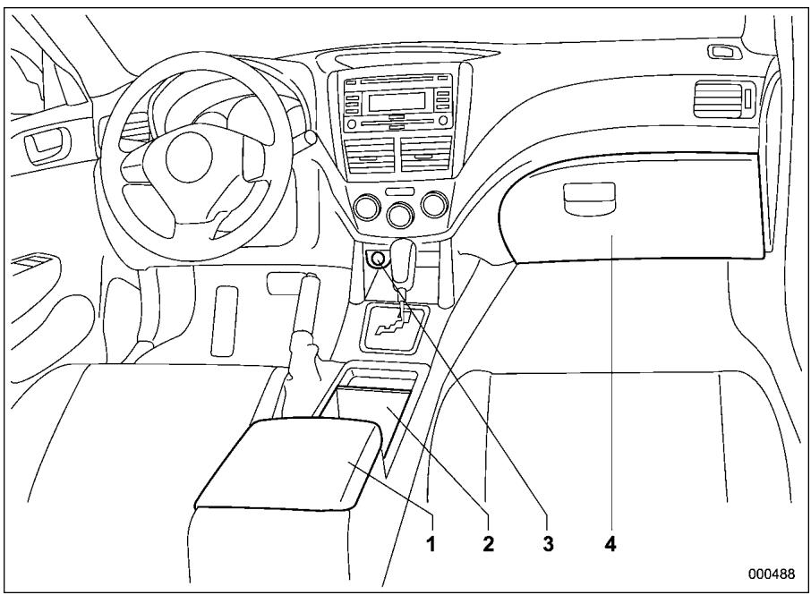 SUBARU FORESTER 2010 - Habitacle - 2