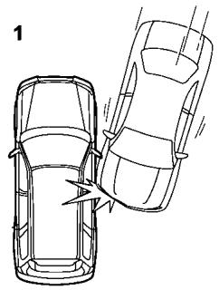 SUBARU FORESTER 2010 - Exemples d'accidents peu susceptibles d'entraîner le déploiement des coussins de sécurité SRS latéraux - 6