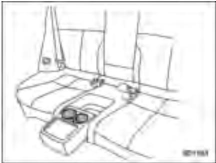 SUBARU FORESTER 2010 - - Porte-gobelet des passagers arrêté (selon modèles) - 1