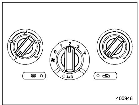 SUBARU FORESTER 2010 - Ventilation - 1