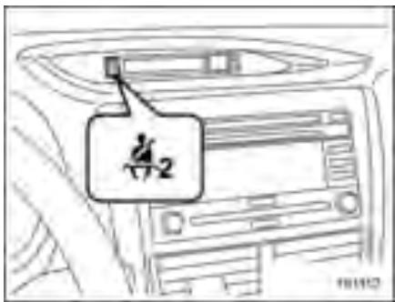 SUBARU FORESTER 2010 - Témoin averitisseur et carillon de ceinture de sécurité - 2