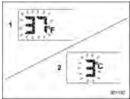 SUBARU FORESTER 2010 - Indication de risque de verglas sur la route - 1
