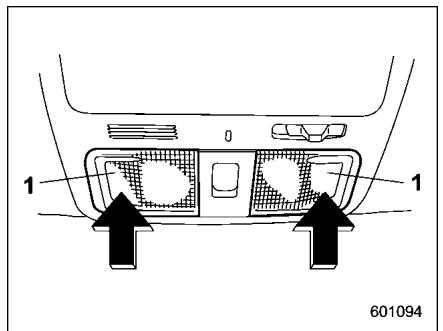 SUBARU FORESTER 2010 - Lampe de lecture - 1