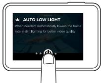 GOPRO HERO5 - NAVIGATING WITH THE TOUCH DISPLAY - 3