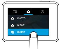 GOPRO HERO5 - NAVIGATING WITH THE TOUCH DISPLAY - 1