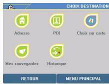 MICHELIN X-930 - 2.1- ViaMichelin Navigation : Naviguer vers - 2