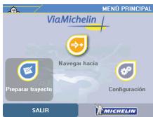 MICHELIN X-930 - 2.2- ViaMichelin Navigation: preparar un trayecto - 1