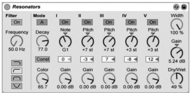 ABLETON LIVE 8 - Resonators - 1
