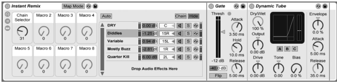 ABLETON LIVE 8 - Racks d'instruments, de batterie et d'effets - 1