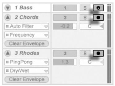 ABLETON LIVE 8 - Armement (préparation à l'enregistrement) des pistes - 1