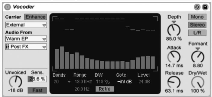 ABLETON LIVE 8 - Vocoder - 1