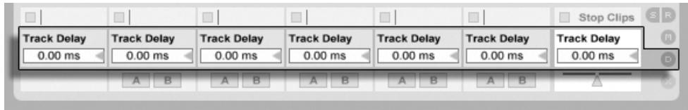 ABLETON LIVE 8 - Retards de piste - 1